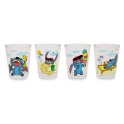Silver Buffalo Disney Lilo & Stitch Beach Day 1.5-Ounce Mini Shot Glasses | Set Of 4 -Disney Sales Store GUEST b6976ca9 8716 4219 87c3 f2d7de27c82a
