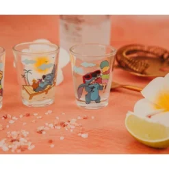 Silver Buffalo Disney Lilo & Stitch Beach Day 1.5-Ounce Mini Shot Glasses | Set Of 4 -Disney Sales Store GUEST b72cfbb4 f73c 478f a98a f5f1936a6334
