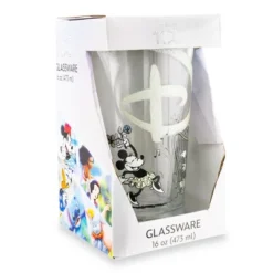 Disney 100 Years Of Wonder Glitter Pint Glass | Holds 16 Ounces -Disney Sales Store GUEST b79282ab bd75 4575 b2ee ec5907b720a6