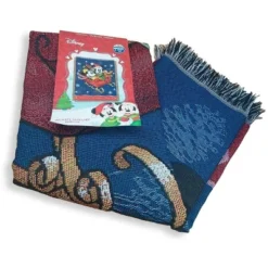 Disney's Mickey Mouse, "Sleigh Ride" Woven Tapestry Throw Blanket, 48" X 60", Multi Color -Disney Sales Store GUEST b82c1152 ef32 4512 b5d7 2cd9a0d10b98