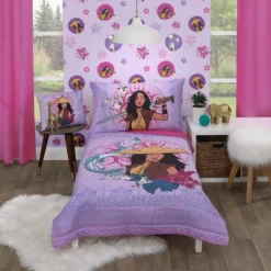 Disney Raya And The Last Dragon Mythic Pop Lavender, Magenta, And Blue With Sisu Dragon And Tuktuk 4 Piece Toddler Bed Set -Disney Sales Store GUEST b96f9ff5 1022 4905 9456 cef7c27cde93