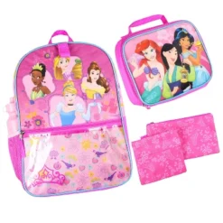 Disney Princess 16” Backpack For Girls 5 Piece School Lunch Box Set Multicoloured -Disney Sales Store GUEST b97cce9f 5875 4442 86fa 4bf567d16886