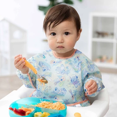 Bumkins Disney Longsleeve Bibs - Aloha Stich 1 Bumkins Disney Longsleeve Bibs - Aloha Stich