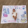 Disney Princess Milestone Blanket