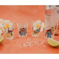 Silver Buffalo Disney Lilo & Stitch Beach Day 1.5-Ounce Mini Shot Glasses | Set Of 4 -Disney Sales Store GUEST bb30bc2e 95cb 4f1f 8f17 2b5c234e185e