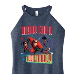 Women's - Disney - Ready For A Super Christmas Graphic High Neck Tank