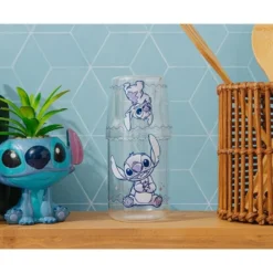 Silver Buffalo Disney Lilo & Stitch 18-Ounce Glass Pitcher And 8-Ounce Cup -Disney Sales Store GUEST bcd228bf 7621 4d40 9d01 139bf742f523