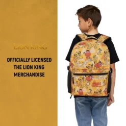 Disney's The Lion King Kids Backpack - Hakuna Matata Adventure - Simba, Mufasa, Scar, Timon, And Pumbaa, Yellow -Disney Sales Store GUEST bd040a9d a8c8 4b19 ad8b ab97b7718ff7