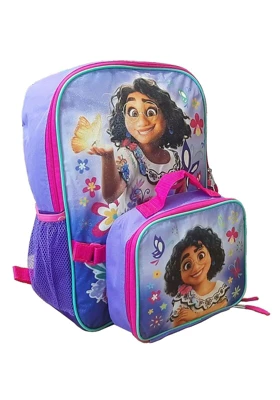 Disney Encanto Mirabel 16 Inch Kids Backpack With Lunch Kit 2 Disney Encanto Mirabel 16 Inch Kids Backpack With Lunch Kit - Image 2
