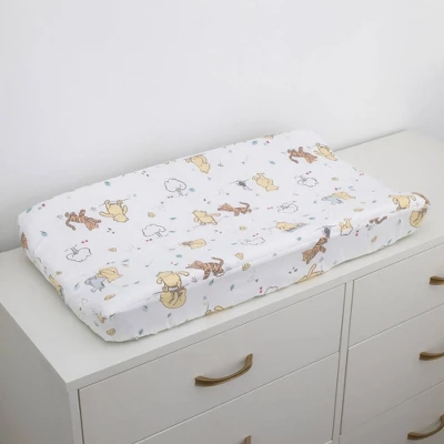Disney Baby Winnie The Pooh Classic Pooh Quilted Changing Pad Cover 1 Disney Baby Winnie The Pooh Classic Pooh Quilted Changing Pad Cover