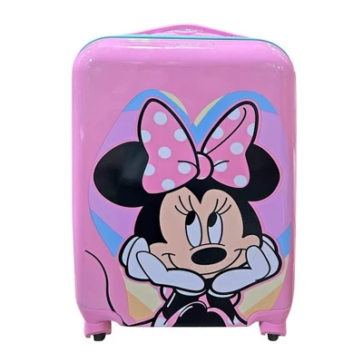 Disney Minnie 20" Hard Sided Luggage W/4 Spinner Wheels 1 Disney Minnie 20" Hard Sided Luggage W/4 Spinner Wheels