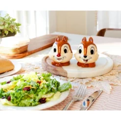 Silver Buffalo Disney Chip 'n' Dale Ceramic Salt And Pepper Shaker Set -Disney Sales Store GUEST c54c059f fa62 492a a39b 656731f77660