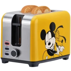 Disney Mickey And Pluto 2-Slice Toaster, Yellow 11 Disney Mickey And Pluto 2-Slice Toaster, Yellow -Disney Sales Store GUEST c9761125 d0eb 4bce ad8b 668a470bf99a