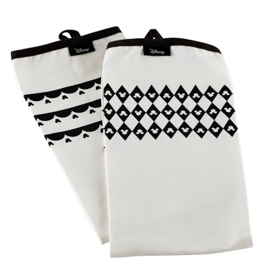 Disney Home Monochrome Set Of 2 Kitchen Towels: Abstract Pattern, Contemporary Style, 100% Cotton, Tea Towel Set 7 Disney Home Monochrome Set Of 2 Kitchen Towels: Abstract Pattern, Contemporary Style, 100% Cotton, Tea Towel Set - Image 7