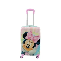 Disney Minnie Mouse TIE DYE Kids 21" Hardside Spinner Luggage