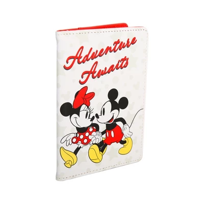 Disney Mickey & Minnie Passport Holder - Cute Travel Wallet For Disney Fans, Officially Licensed 3 Disney Mickey & Minnie Passport Holder - Cute Travel Wallet For Disney Fans, Officially Licensed - Image 3