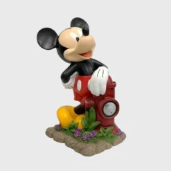 Disney 22" Mickey Mouse With A Fire Hydrant Solar Resin/Stone Statue -Disney Sales Store GUEST cff22d03 6b23 46ff bac3 ae0fa9f62695