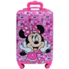 Disney Minnie Mouse 18" Hard Sided Carry On Luggage W/4 Spinner Wheels