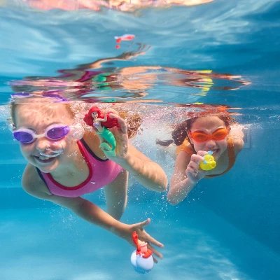 Swimways Disney Princess Ariel Dive Characters: PVC Pool Water Toy Set 4 Swimways Disney Princess Ariel Dive Characters: PVC Pool Water Toy Set - Image 4