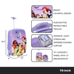 Disney Princess Characters & Castle 2-Pack Luggage Set -Disney Sales Store GUEST d51d1002 2c39 426f b243 852cf409a778