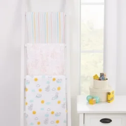 NoJo Disney Winnie The Pooh Yellow, Aqua, And White 3 Piece Muslin Swaddle Baby Blanket Set -Disney Sales Store GUEST d589bb76 3838 46f9 957a 34e945b30273