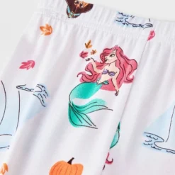 Toddler Girls' 2pc Disney Princess Long Sleeve Halloween Viscose Snug Fit Pajama Set - White -Disney Sales Store GUEST d6d5c005 0b31 458e 8939 6169801073af