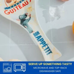 Silver Buffalo Disney Pixar Ratatouille Icon Collage "Bon Appetit" Ceramic Spoon Rest Holder -Disney Sales Store GUEST d7294f9a 4e03 4fd8 aa8d 48770262cc69