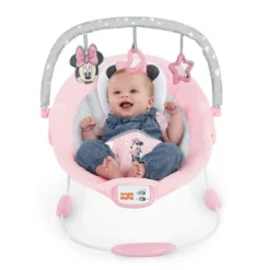 Bright Starts Disney Baby Minnie Mouse Rosy Skies Pink Baby Bouncer Infant Seat -Disney Sales Store GUEST dd50c359 53b1 4e45 aac3 3894d4131b39