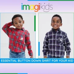 Disney Flannel Button Down Dress Shirt -Disney Sales Store GUEST dfec8ad1 95b1 4a01 87d6 3382736d0872