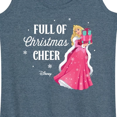 Women's - Disney - Full Of Christmas Cheer Aurora Graphic Racerback Tank 1 Women's - Disney - Full Of Christmas Cheer Aurora Graphic Racerback Tank