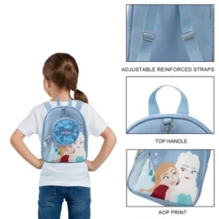 Disney Frozen Elsa & Anna Ice Palace Blue 10.5" Mini PU Backpack For Girls -Disney Sales Store GUEST e1a575ec 55eb 4655 8f72 62f218be1779