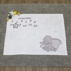 Disney Dumbo Super Soft Milestone Baby Blanket -Disney Sales Store GUEST e28cfb24 1a9f 47b2 94a4 196565470487