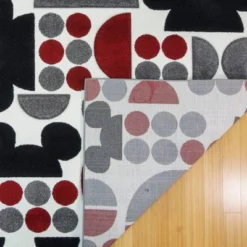 Disney Mickey Mouse Encore 5'3"x7' Indoor Spheres Area Rug Red/Black/Gray 5 Disney Mickey Mouse Encore 5'3"x7' Indoor Spheres Area Rug Red/Black/Gray -Disney Sales Store GUEST e2fe4757 832f 4cd6 a087 3c3d4ba4d366