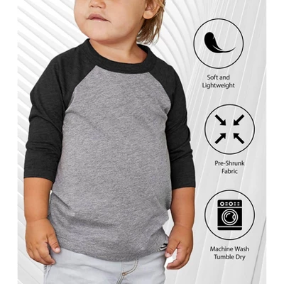 Boys' - Disney - Mickey Mouse Santas Official Helper Christmas Raglan Graphic T-Shirt 3 Boys' - Disney - Mickey Mouse Santas Official Helper Christmas Raglan Graphic T-Shirt - Image 3