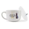 Silver Buffalo Disney Pixar Ratatouille "Anyone Can Cook" Ceramic Soup Mug With Lid | 24 Ounces