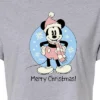 Women's - Disney - Mickey Merry Christmas Cropped Graphic T-Shirt