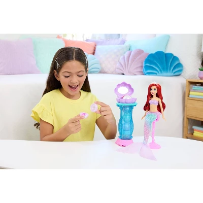 Disney Princess Ariel Vanity Pop Mermaid 11.8" Fashion Doll And Vanity With 5 Pop-Up Surprises 1 Disney Princess Ariel Vanity Pop Mermaid 11.8" Fashion Doll And Vanity With 5 Pop-Up Surprises