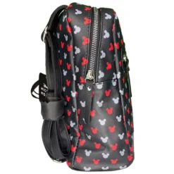 Disney Mickey All Over Print 10" Mini Deluxe Backpack With 1 Front Pocket