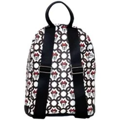Disney Minnie Mouse All Over Print 10" Mini Deluxe Backpack With 1 Front Pocket