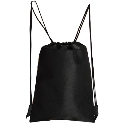 Disney Coco Drawstring Backpack (Black Hector Miguel) 1 Disney Coco Drawstring Backpack (Black Hector Miguel)