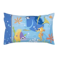 Disney Finding Nemo Aqua, Orange, And Green Let's Explore 4 Piece Toddler Bed Set -Disney Sales Store GUEST ee2b63a9 e302 43aa 9b68 4f1b37c96517