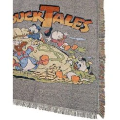 Disney's DuckTales, "Money Bags" Woven Tapestry Throw Blanket, 48" X 60", Multi Color