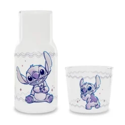 Silver Buffalo Disney Lilo & Stitch 18-Ounce Glass Pitcher And 8-Ounce Cup -Disney Sales Store GUEST efee1a5d 6866 41d2 a1c7 14b18d8bef74