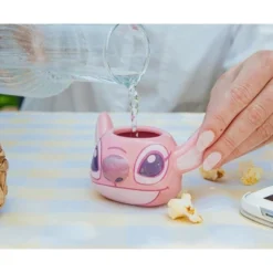 Silver Buffalo Disney Lilo & Stitch Angel Sculpted Ceramic Mini Mug | Holds 3 Ounces -Disney Sales Store GUEST f1993f59 3f54 4e6e 85a1 a278f25b9313