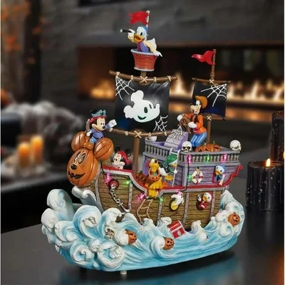 Disney Halloween Animated Pirate Ship With Lights And Music 2 Disney Halloween Animated Pirate Ship With Lights And Music - Image 2