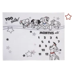 Disney 101 Dalmatians White And Black Too Cute Super Soft Photo Op Milestone Baby Blanket -Disney Sales Store GUEST f386d594 731d 41da b47d e2b49e3d300b