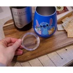 Silver Buffalo Disney's Lilo & Stitch Stainless Steel Tumbler With Lid | Holds 10 Ounces -Disney Sales Store GUEST f62ff2b3 af11 45fb 9f04 396ed2e31d31