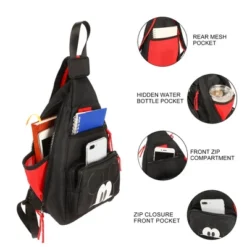 Disney Mickey Mouse Classic Adult Sling Bag With Convertible Strap -Disney Sales Store GUEST f65a0507 973c 4b44 bd37 b8165531d2f4