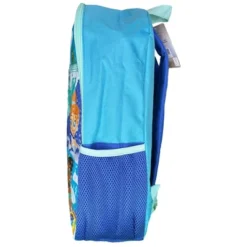 Disney 100 16" Blue School Backpack With Front And Side Pockets