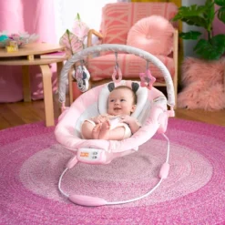 Bright Starts Disney Baby Minnie Mouse Rosy Skies Pink Baby Bouncer Infant Seat -Disney Sales Store GUEST f7265388 f0f3 4932 bd78 3a72f061097f